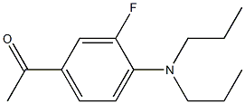 1-[4-(dipropylamino)-3-fluorophenyl]ethan-1-one Structure