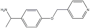 1-[4-(pyridin-4-ylmethoxy)phenyl]ethanamine 结构式