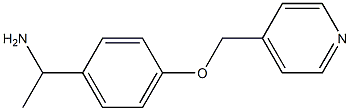 1-[4-(pyridin-4-ylmethoxy)phenyl]ethanamine Structure