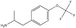 1-[4-(trifluoromethoxy)phenyl]propan-2-amine,,结构式