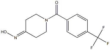 1-[4-(trifluoromethyl)benzoyl]piperidin-4-one oxime,,结构式