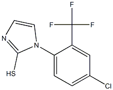 1-[4-chloro-2-(trifluoromethyl)phenyl]-1H-imidazole-2-thiol Structure