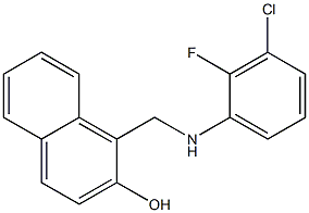 1-{[(3-chloro-2-fluorophenyl)amino]methyl}naphthalen-2-ol