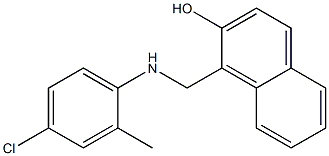 1-{[(4-chloro-2-methylphenyl)amino]methyl}naphthalen-2-ol