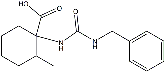 1-{[(benzylamino)carbonyl]amino}-2-methylcyclohexanecarboxylic acid