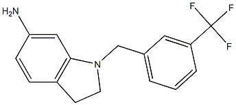 1-{[3-(trifluoromethyl)phenyl]methyl}-2,3-dihydro-1H-indol-6-amine