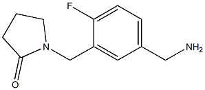 1-{[5-(aminomethyl)-2-fluorophenyl]methyl}pyrrolidin-2-one