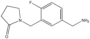 1-{[5-(aminomethyl)-2-fluorophenyl]methyl}pyrrolidin-2-one|