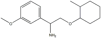 1-{1-amino-2-[(2-methylcyclohexyl)oxy]ethyl}-3-methoxybenzene|