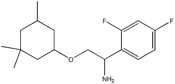 1-{1-amino-2-[(3,3,5-trimethylcyclohexyl)oxy]ethyl}-2,4-difluorobenzene Structure