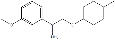 1-{1-amino-2-[(4-methylcyclohexyl)oxy]ethyl}-3-methoxybenzene