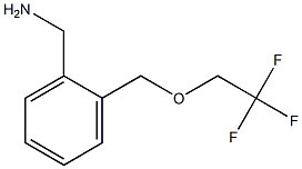 1-{2-[(2,2,2-trifluoroethoxy)methyl]phenyl}methanamine,,结构式