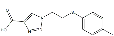 1-{2-[(2,4-dimethylphenyl)sulfanyl]ethyl}-1H-1,2,3-triazole-4-carboxylic acid