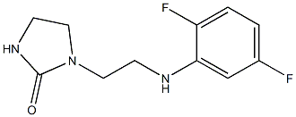 1-{2-[(2,5-difluorophenyl)amino]ethyl}imidazolidin-2-one 结构式
