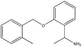 1-{2-[(2-methylbenzyl)oxy]phenyl}ethanamine,,结构式