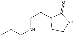 1-{2-[(2-methylpropyl)amino]ethyl}imidazolidin-2-one Struktur