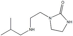 1-{2-[(2-methylpropyl)amino]ethyl}imidazolidin-2-one,,结构式