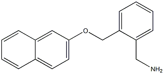 1-{2-[(2-naphthyloxy)methyl]phenyl}methanamine Struktur