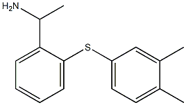 1-{2-[(3,4-dimethylphenyl)sulfanyl]phenyl}ethan-1-amine