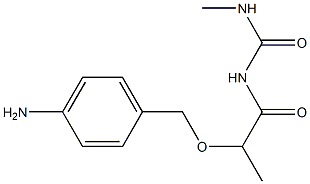 1-{2-[(4-aminophenyl)methoxy]propanoyl}-3-methylurea