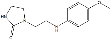 1-{2-[(4-methoxyphenyl)amino]ethyl}imidazolidin-2-one|