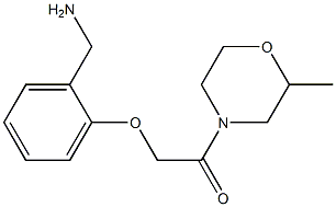  1-{2-[2-(2-methylmorpholin-4-yl)-2-oxoethoxy]phenyl}methanamine