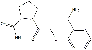 1-{2-[2-(aminomethyl)phenoxy]acetyl}pyrrolidine-2-carboxamide Structure