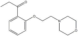 1-{2-[2-(morpholin-4-yl)ethoxy]phenyl}propan-1-one|