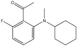 1-{2-[cyclohexyl(methyl)amino]-6-fluorophenyl}ethan-1-one