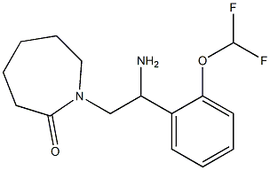  1-{2-amino-2-[2-(difluoromethoxy)phenyl]ethyl}azepan-2-one