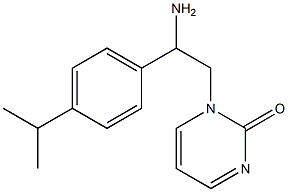  1-{2-amino-2-[4-(propan-2-yl)phenyl]ethyl}-1,2-dihydropyrimidin-2-one