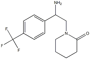 1-{2-amino-2-[4-(trifluoromethyl)phenyl]ethyl}piperidin-2-one|