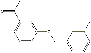  1-{3-[(3-methylphenyl)methoxy]phenyl}ethan-1-one