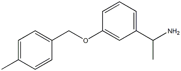 1-{3-[(4-methylbenzyl)oxy]phenyl}ethanamine