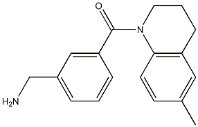 1-{3-[(6-methyl-3,4-dihydroquinolin-1(2H)-yl)carbonyl]phenyl}methanamine|