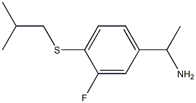 1-{3-fluoro-4-[(2-methylpropyl)sulfanyl]phenyl}ethan-1-amine