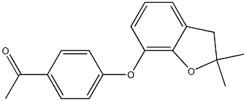 1-{4-[(2,2-dimethyl-2,3-dihydro-1-benzofuran-7-yl)oxy]phenyl}ethan-1-one