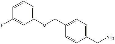 1-{4-[(3-fluorophenoxy)methyl]phenyl}methanamine