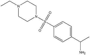 1-{4-[(4-ethylpiperazine-1-)sulfonyl]phenyl}ethan-1-amine