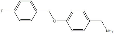 1-{4-[(4-fluorobenzyl)oxy]phenyl}methanamine