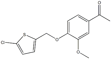 1-{4-[(5-chlorothiophen-2-yl)methoxy]-3-methoxyphenyl}ethan-1-one