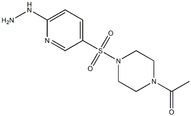 1-{4-[(6-hydrazinylpyridine-3-)sulfonyl]piperazin-1-yl}ethan-1-one