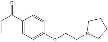 1-{4-[2-(pyrrolidin-1-yl)ethoxy]phenyl}propan-1-one|