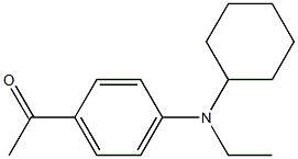 1-{4-[cyclohexyl(ethyl)amino]phenyl}ethan-1-one Struktur