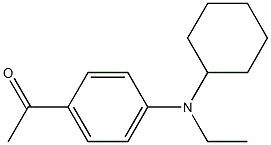 1-{4-[cyclohexyl(ethyl)amino]phenyl}ethan-1-one Structure