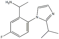  1-{5-fluoro-2-[2-(propan-2-yl)-1H-imidazol-1-yl]phenyl}ethan-1-amine