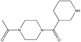 1-acetyl-4-(piperidin-3-ylcarbonyl)piperazine