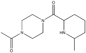 1-acetyl-4-[(6-methylpiperidin-2-yl)carbonyl]piperazine