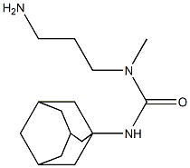 1-adamantan-1-yl-3-(3-aminopropyl)-3-methylurea,,结构式