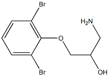 1-amino-3-(2,6-dibromophenoxy)propan-2-ol|